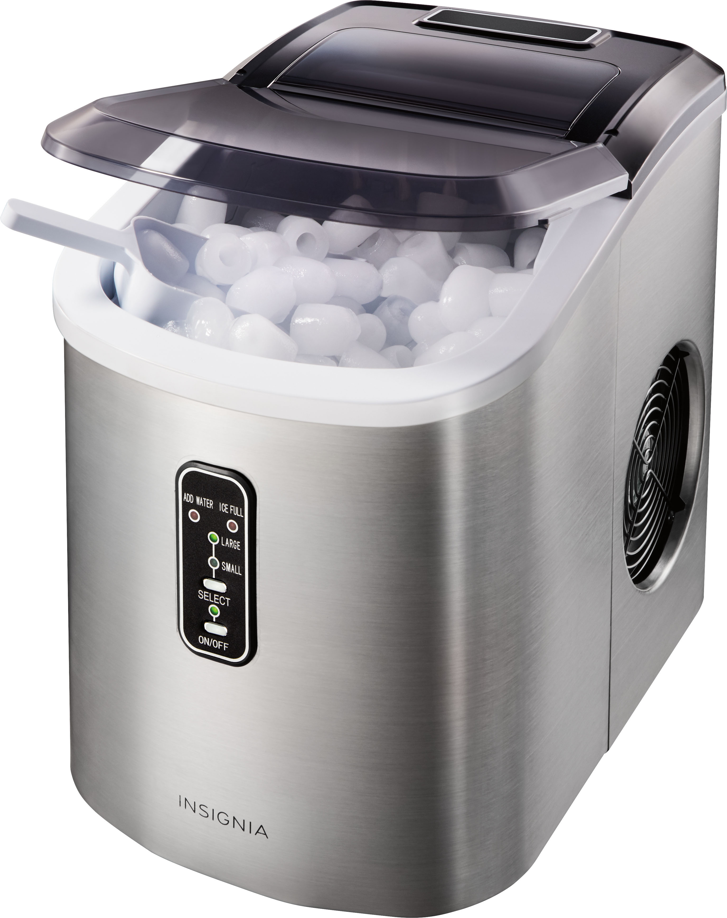 Insignia 26-lb. Stainless Steel Portable Ice Maker